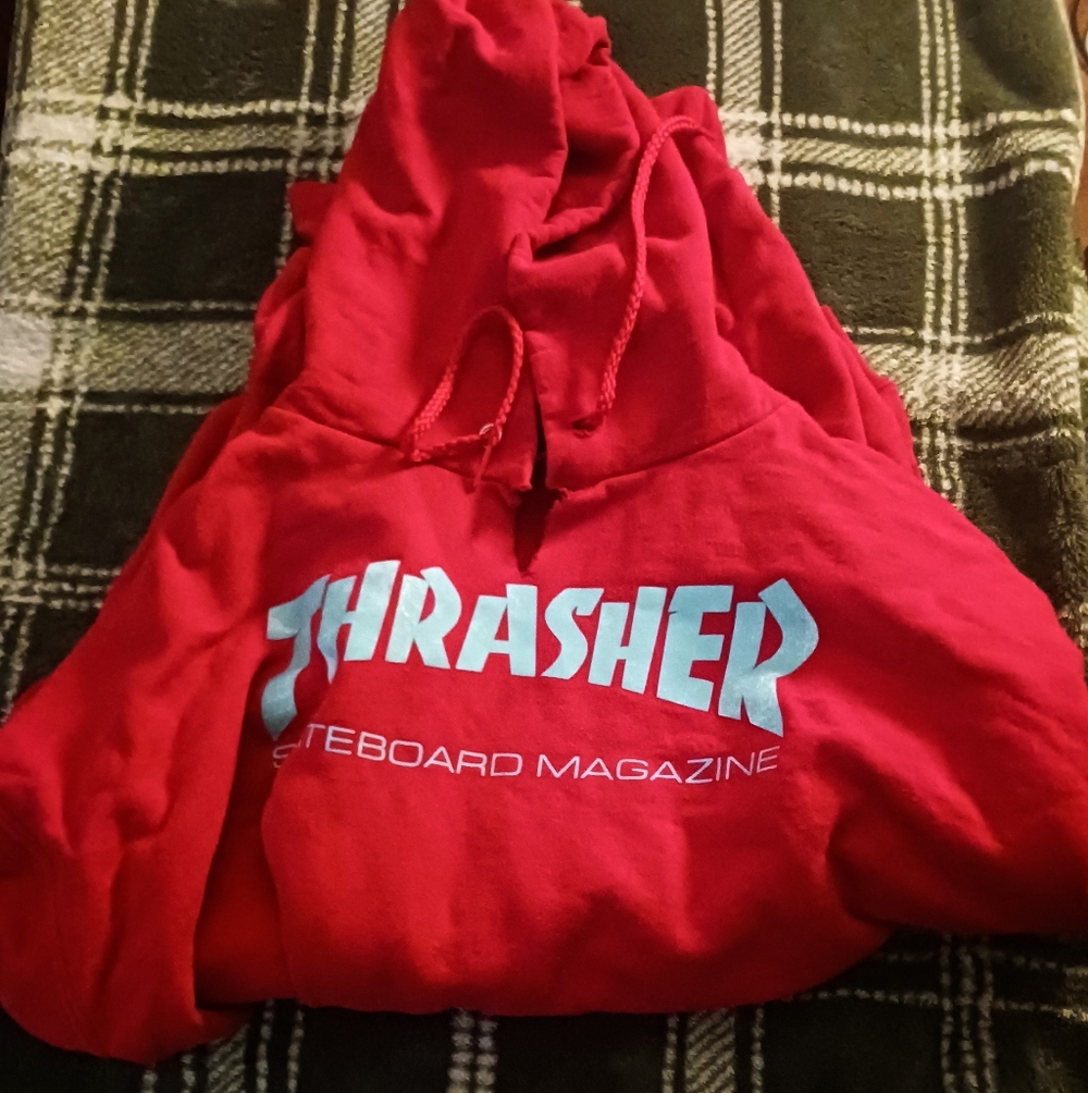 Thrasher Red Hoodie